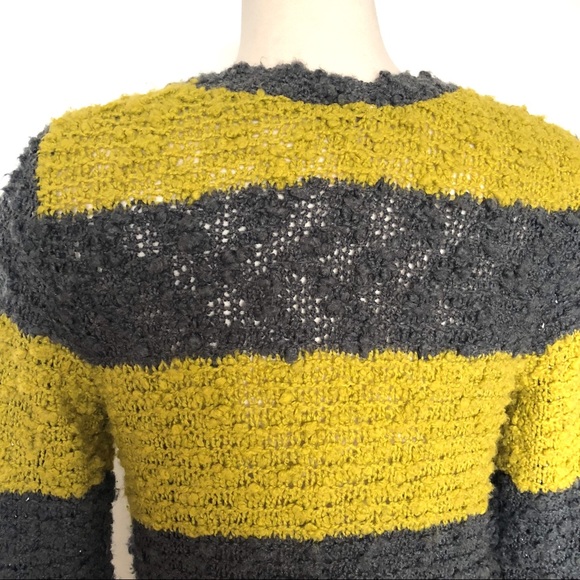 FREE PEOPLE Striped Snap Button Cardigan Sweater - Picture 6 of 7